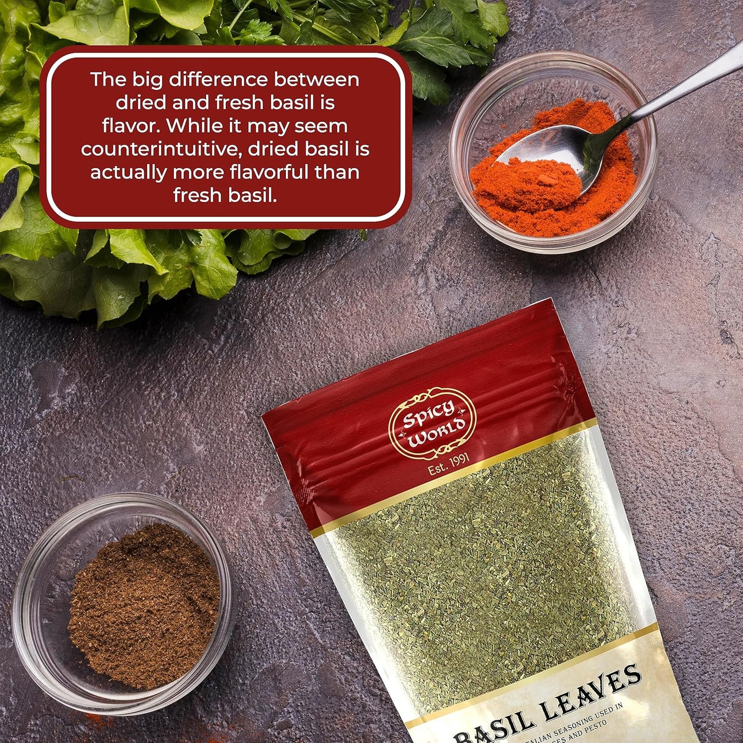 spicy-world-dried-basil-leaves-7oz-200g---natural-non-gmo-vegan-ayurvedic-herb-7