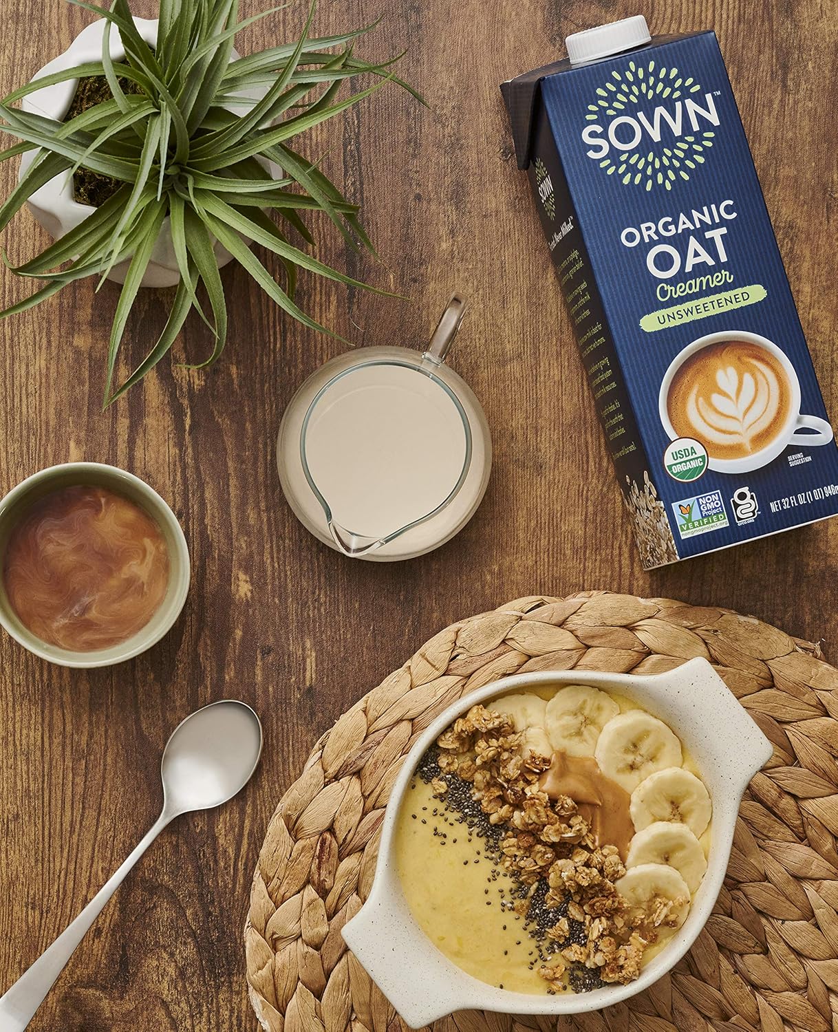 organic-unsweetened-oat-creamer-for-coffee---barista-non-dairy-milk-alternative---vegan-sugar-free-gluten-free---32oz-pack-of-3-4
