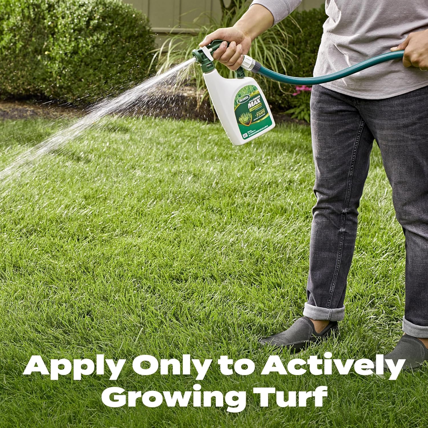 Scotts Liquid Green Max Lawn Food 32 oz - Fertilizer & Iron Supplement for 2,000 sq ft - Suitable for All Grass Types - Espot.com.au