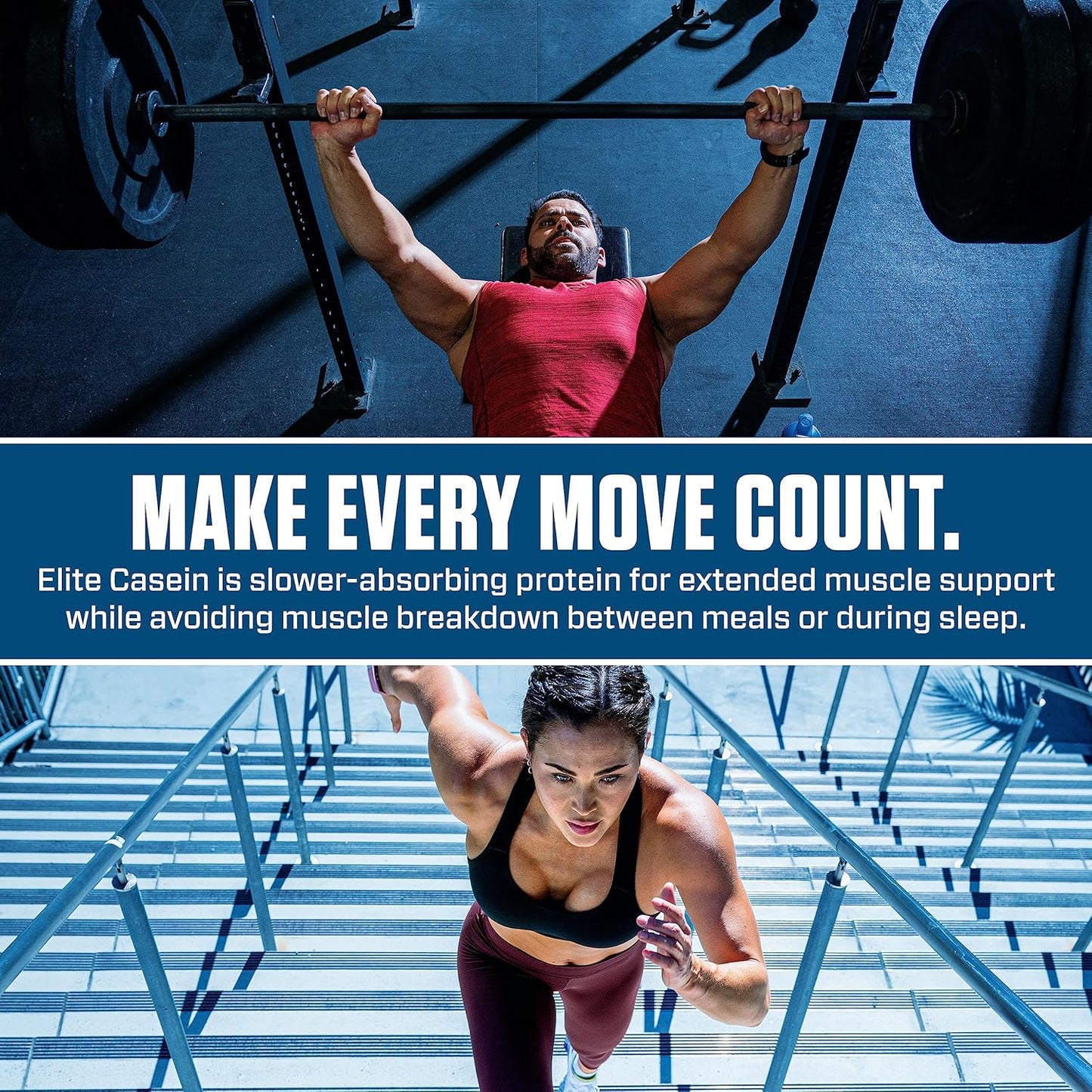 dymatize-elite-casein-protein-powder---slow-absorbing-muscle-building-amino-acids---25g-protein---100-micellar-casein---54g-bcaas---23g-leucine---overnight-recovery---smooth-vanilla---2lb-4