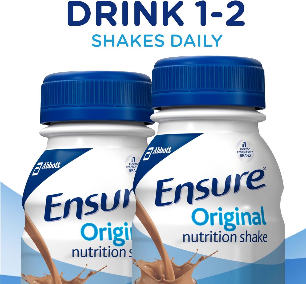 Abbott Ensure Original Nutrition Shake - 9g Protein, Meal Replacement, Milk Chocolate, 8 fl oz - 16 Pack