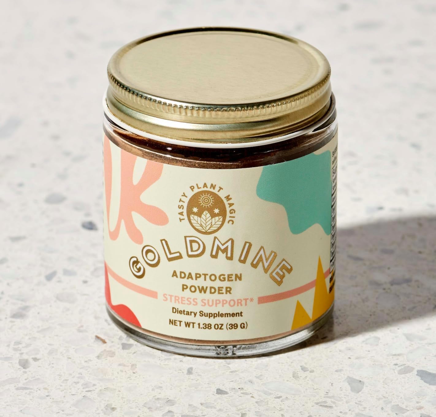 Adaptogen Stress Support Powder with Ashwagandha - 1.38 Oz (39g) Jar