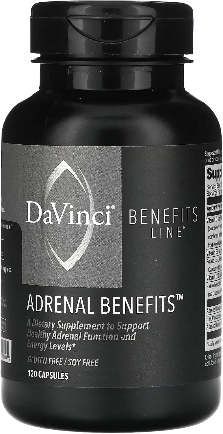 Adrenal Benefits Line, 120 Capsules by Davinci Laboratories of Vermont