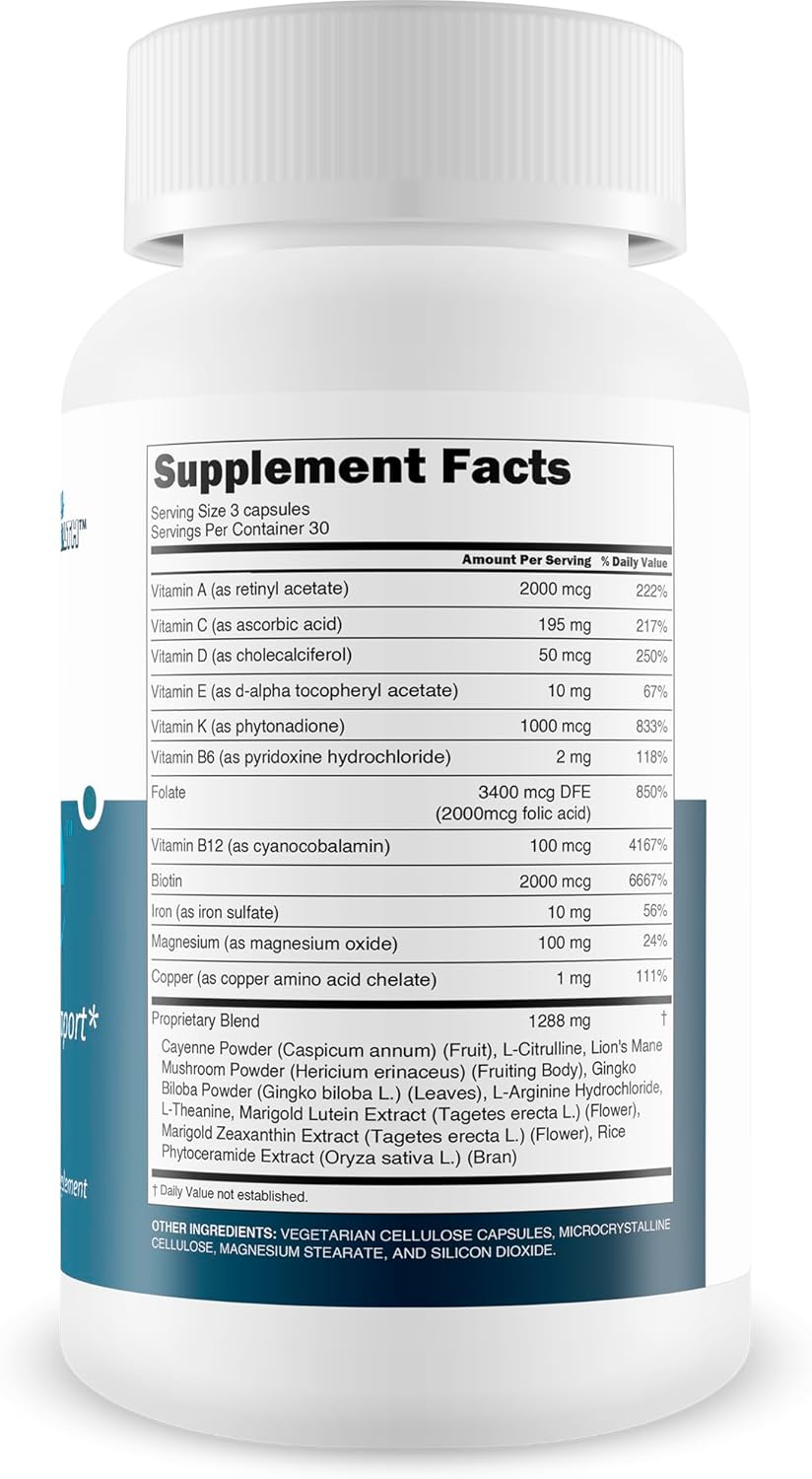 Advanced Blood Flow Supplement for Men - True You Health His Male - Improve Circulation with Best Support Supplement - Enhance Blood Flow for Men