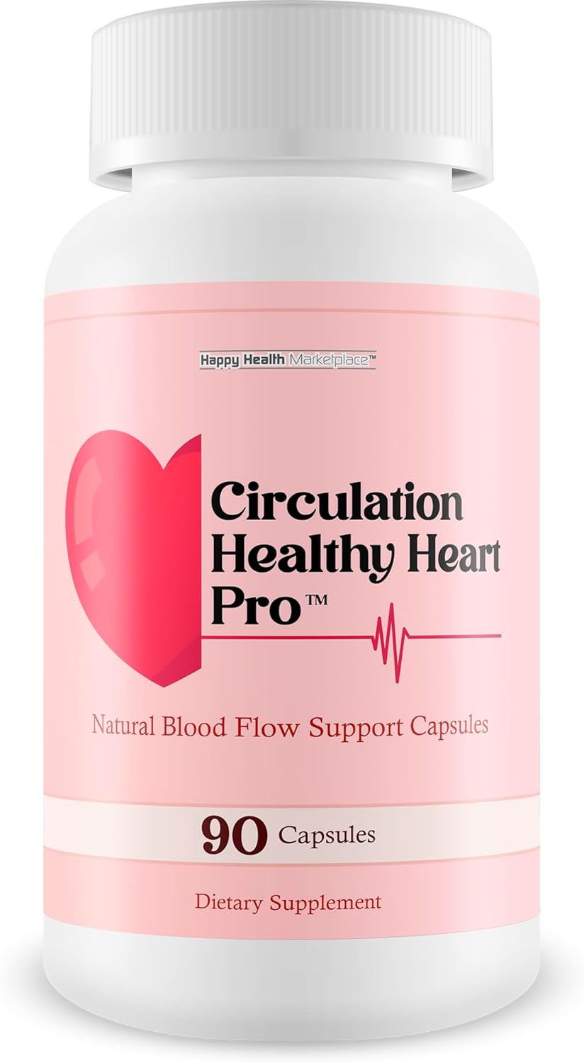 Advanced Blood Flow Support Supplement - Boost Circulation & Heart Health - Enhanced Blood Circulation Formula for Overall Wellness - Natural Blood Flow Enhancer - Effective Circulation Support Aid
