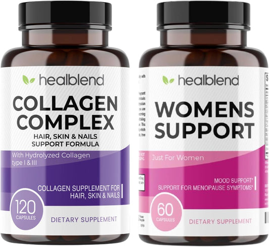 Advanced Collagen Supplement for Women - Supports Joint Health, Skin, Hair, Nails & Menopause Relief - Hydrolyzed Complex Formula for Women's Wellness