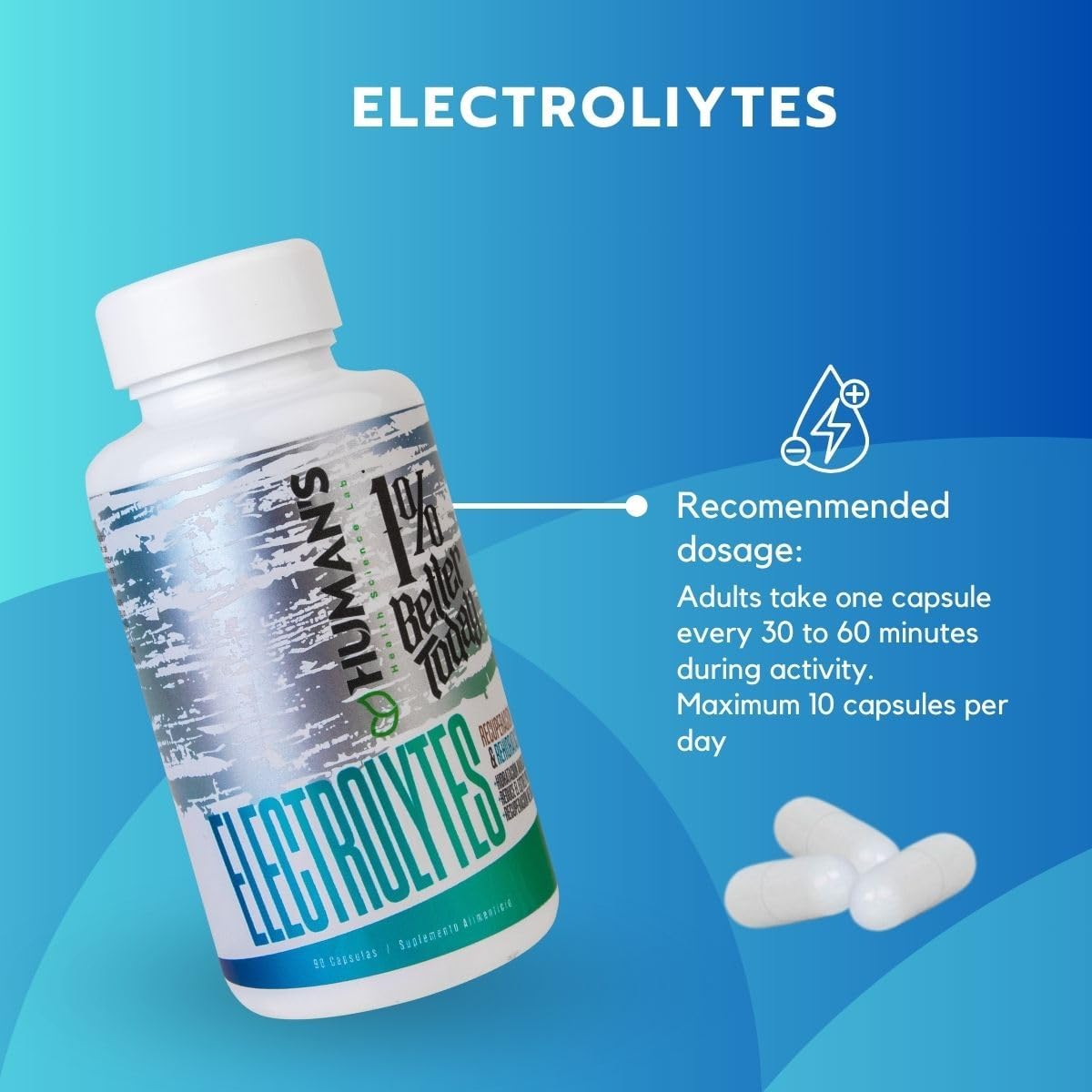Advanced Hydration Electrolyte Complex Capsules for Physical Performance and Recovery - 90 Capsules