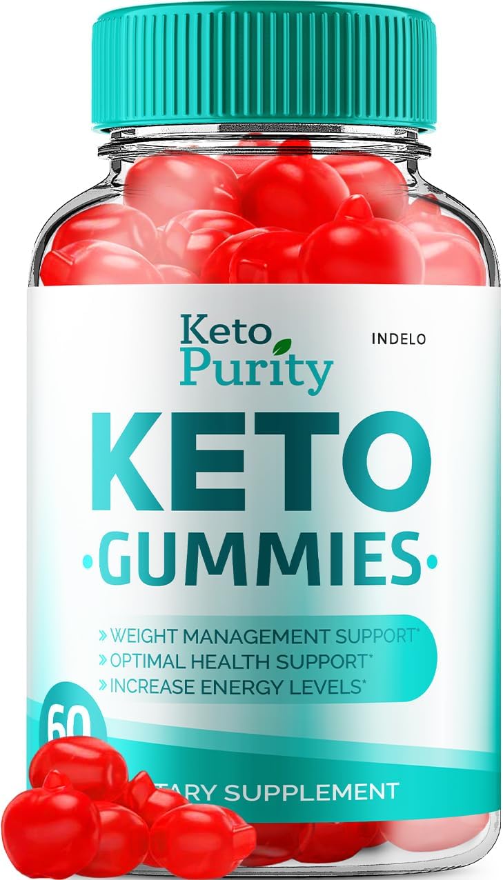 Advanced Keto Purity ACV Gummies for Weight Management with Vitamin B12 (60 Gummies)