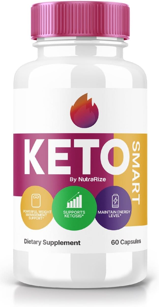 Advanced Keto Smart Capsules for Maximum  Slimming Formula  - All-Natural Dietary Supplement to Target Belly Fat - 60 Capsules