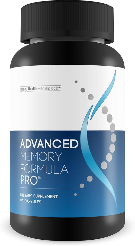 Advanced Memory Formula Pro - Best Memory Supplement with Ginseng for Brain Function