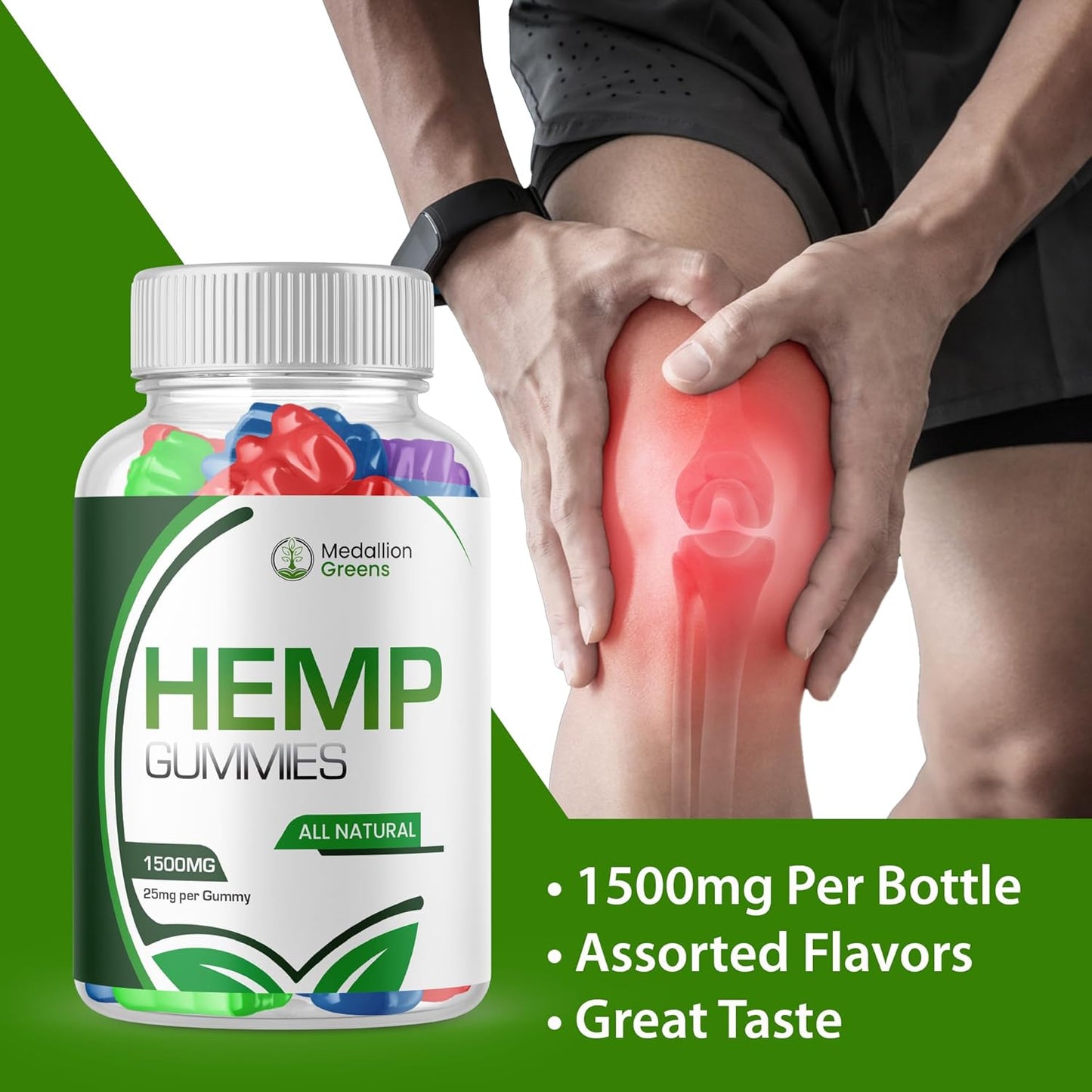Advanced Strength Purvia Medallion Greens metabolism booster Gummies - 1500mg Bottle with 25mg metabolism booster Extract per Gummy - Great Taste, Big Size Gummy - New 2024 Formula (60 Gummies)