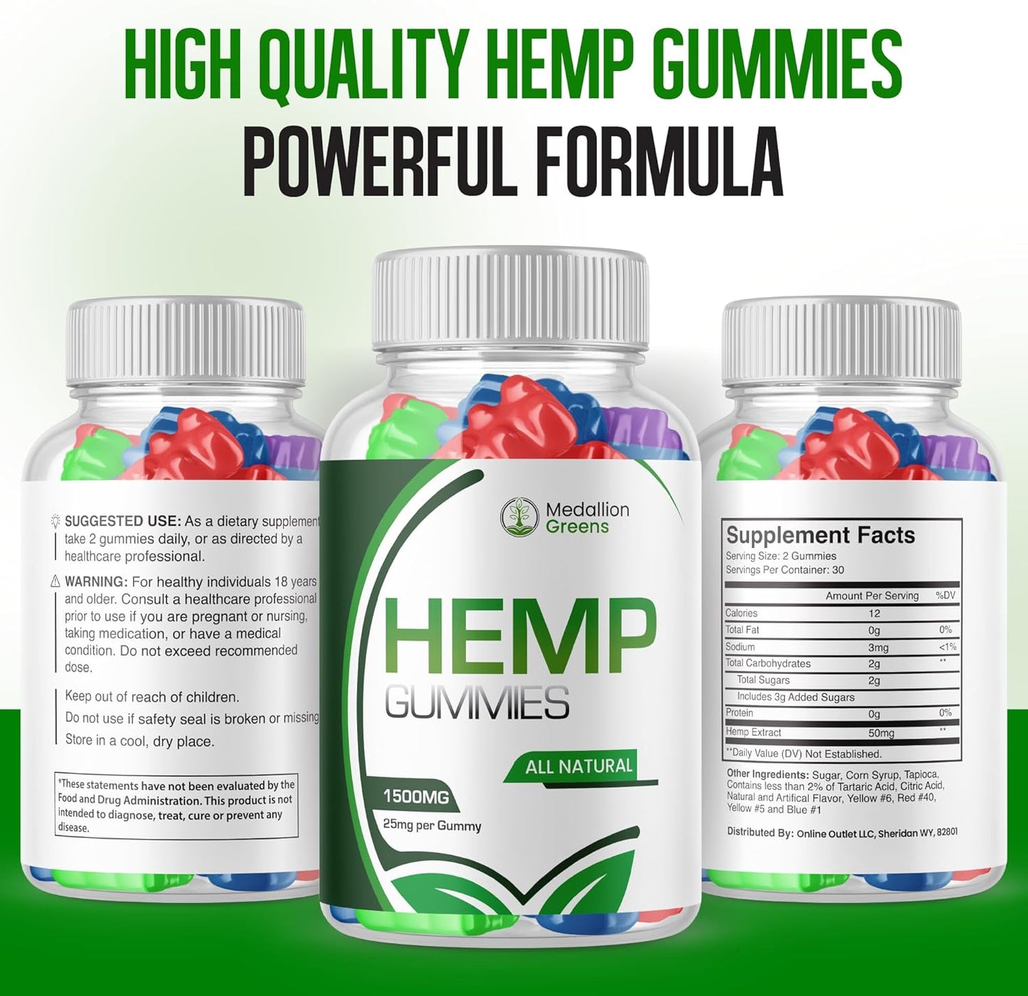 Advanced Strength Purvia Medallion Greens metabolism booster Gummies - 1500mg Bottle with 25mg metabolism booster Extract per Gummy - Great Taste, Big Size Gummy - New 2024 Formula (60 Gummies)