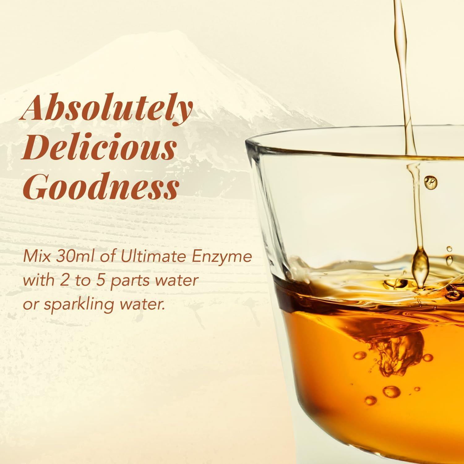 AFC Japan Digestive Enzyme Drink - 100% Pure Extract from 106 Types of Vegetables & Fruits, Boost Metabolism, Immunity, Detox, Smooth Bowel, Gas Relief, 720ml x 2