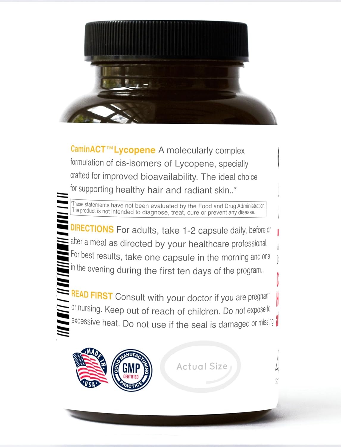 AGA Nature's Supplements Lycopene and Astaxanthin Softgels for Antioxidant Support