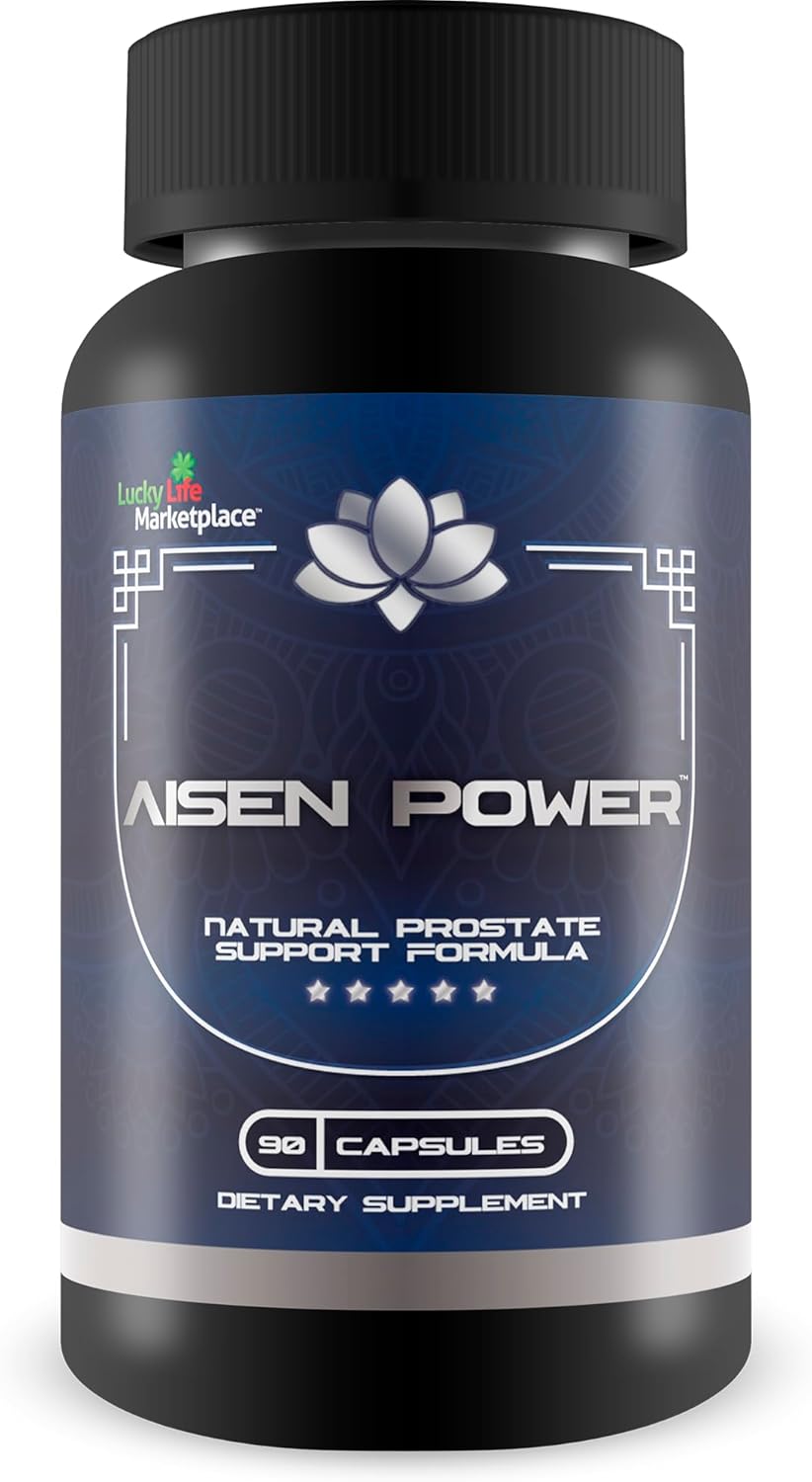 Aisen Power Prostate Supplement - Supports Healthy Urinary Flow & Reduced Inflammation - Size Support for Men's Prostate - Aisen Power Capsules for Men