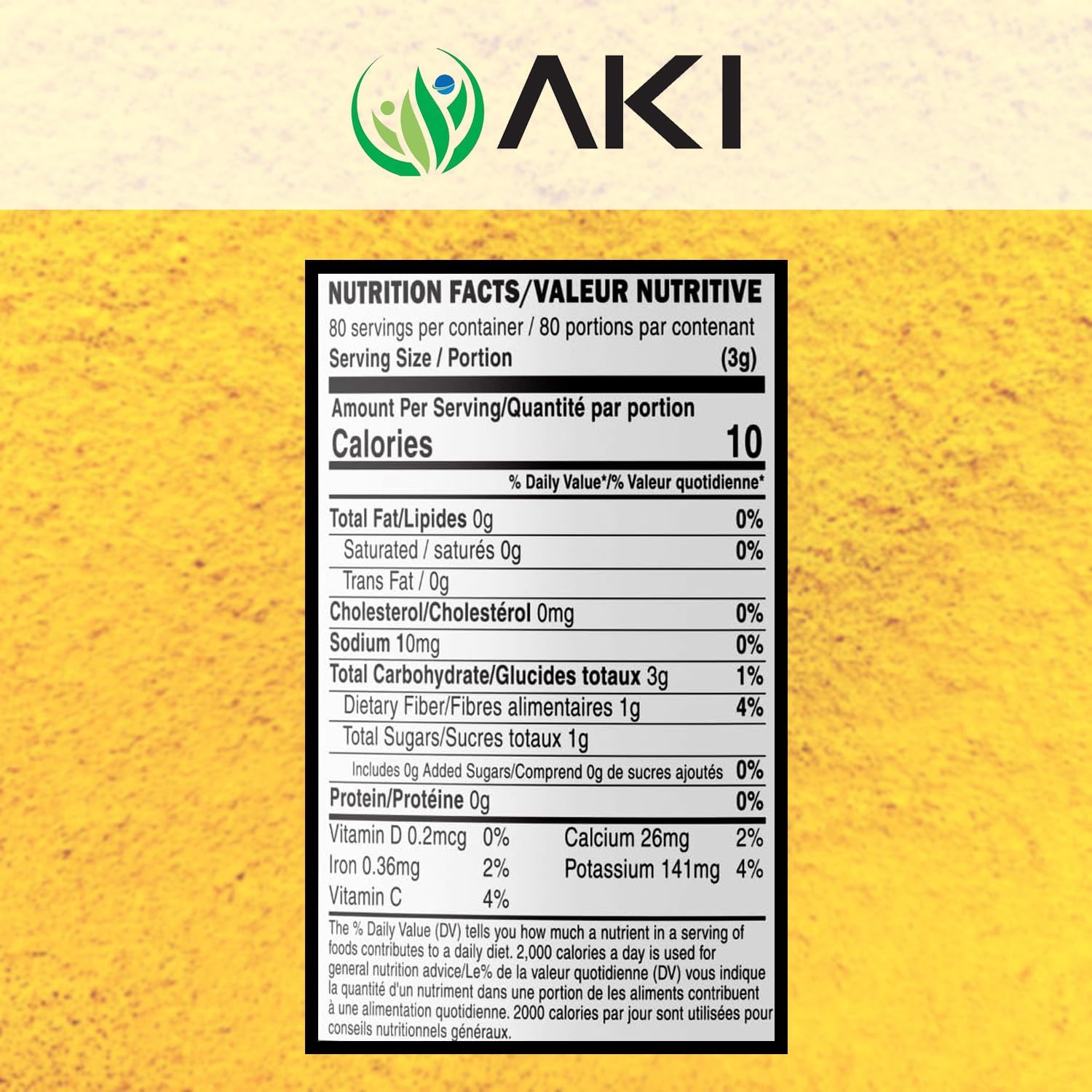 AKI ORGANIC Mango Extract Powder - 6.34oz/180g - High in Vitamin C - Ideal for Protein Smoothies, Sorbet, Juice & Ice Cream