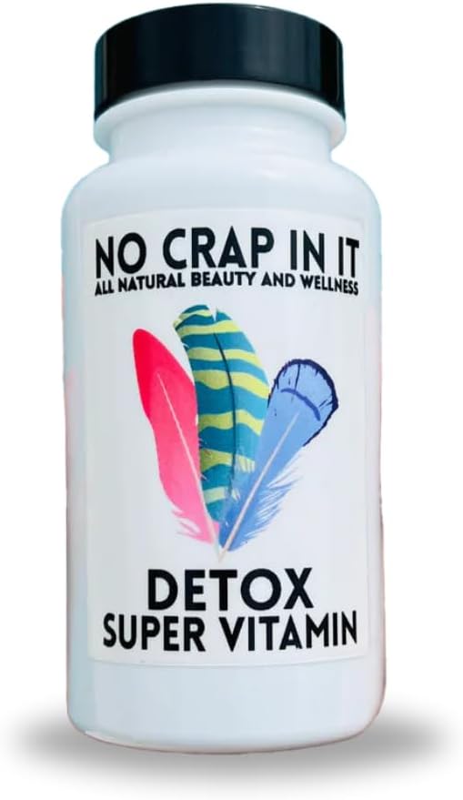 All-Natural Detox Vitamins with No Fillers (30 Capsules)