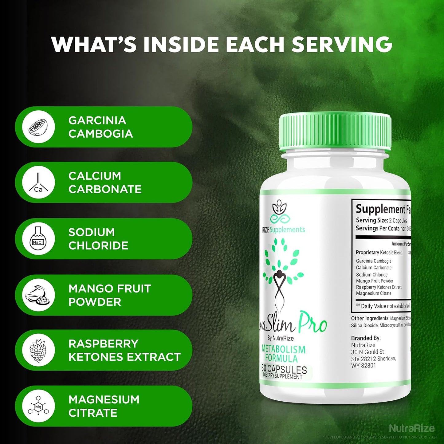 All-Natural KavaSlim Pro Capsules for Advanced  Slimming Formula  - Target Belly Fat with Kava Slim Pro Maximum Support - 60 Capsules