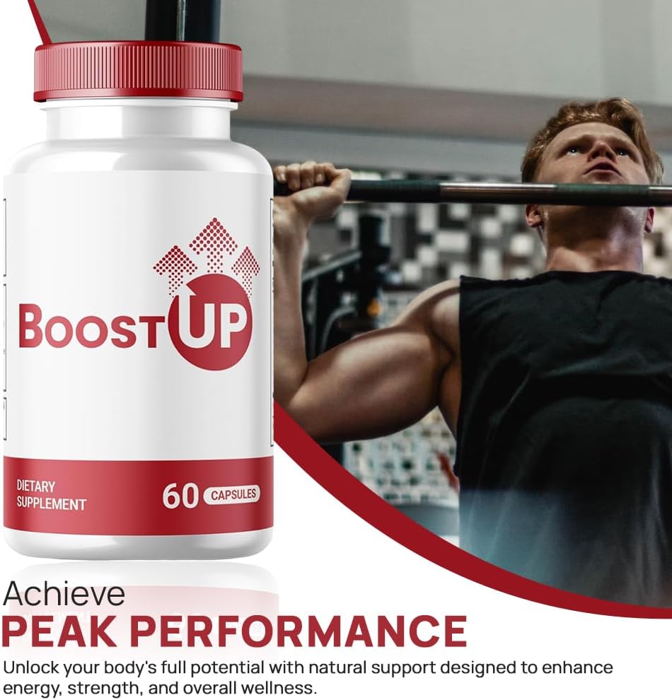 All Natural Men's Health Boost Up Capsules (2 Pack, 120 Capsules) - Official Premium Support for Male Wellness
