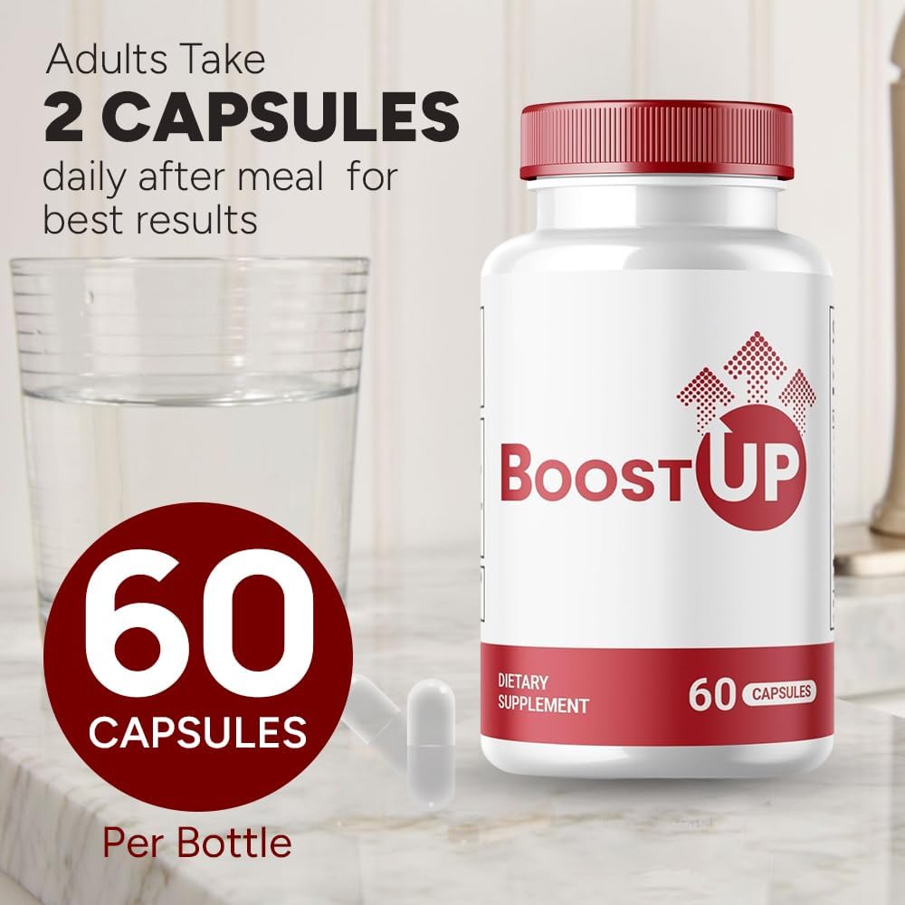 All Natural Men's Health Boost Up Capsules (2 Pack, 120 Capsules) - Official Premium Support for Male Wellness