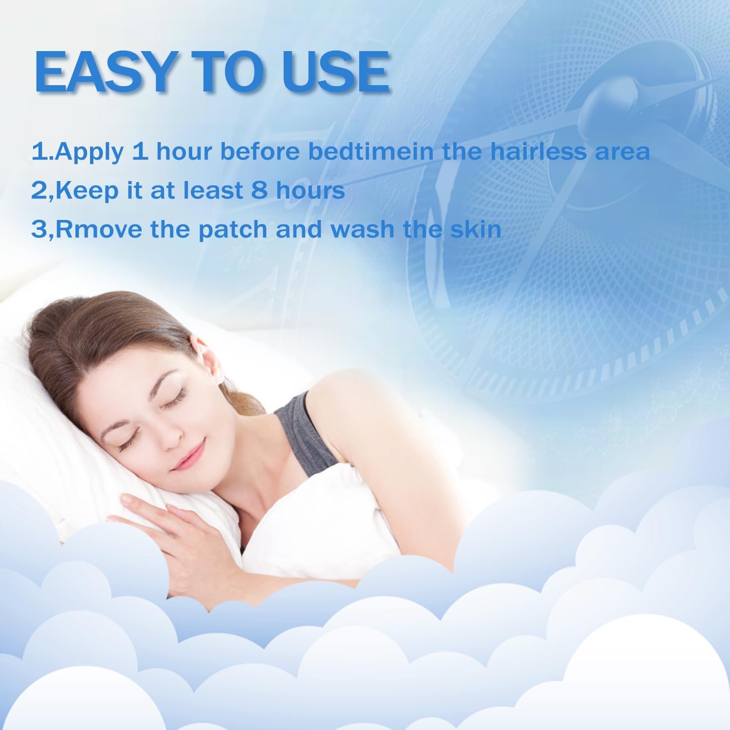 All Natural Sleep Patches for Adults - 60 Extra Strength Pcs, Fast-Acting & Long-Lasting Support for Deep Sleep, Easy to Apply Women's Sleep Aid