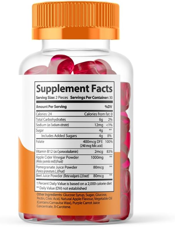 All-Natural Vitamin Evo Vydox Gummies - Complete Daily Health Supplement for Performance - 60 Gummies