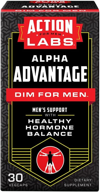 Alpha Advantage Dim Supplement for Men - 30 Vegetarian Capsules by Action Labs