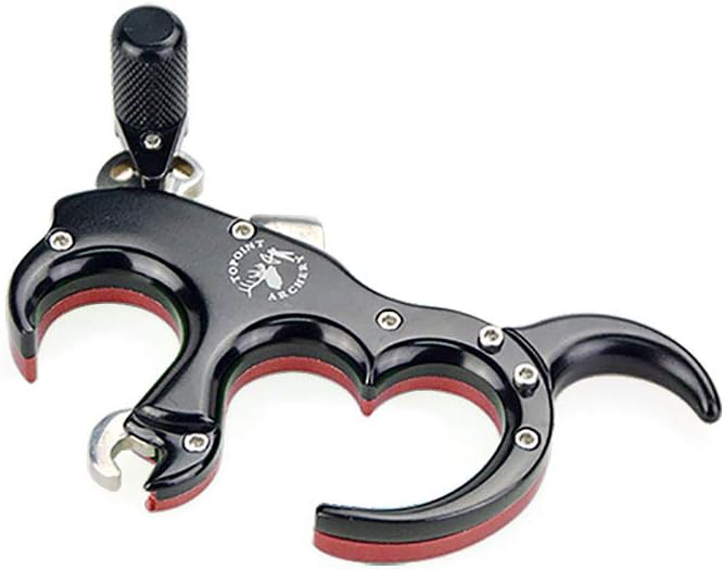 Aluminium Alloy Thumb Trigger Bow Release Aid for Compound Bow - SHARROW Automatic Archery Release with 3/4 Fingers
