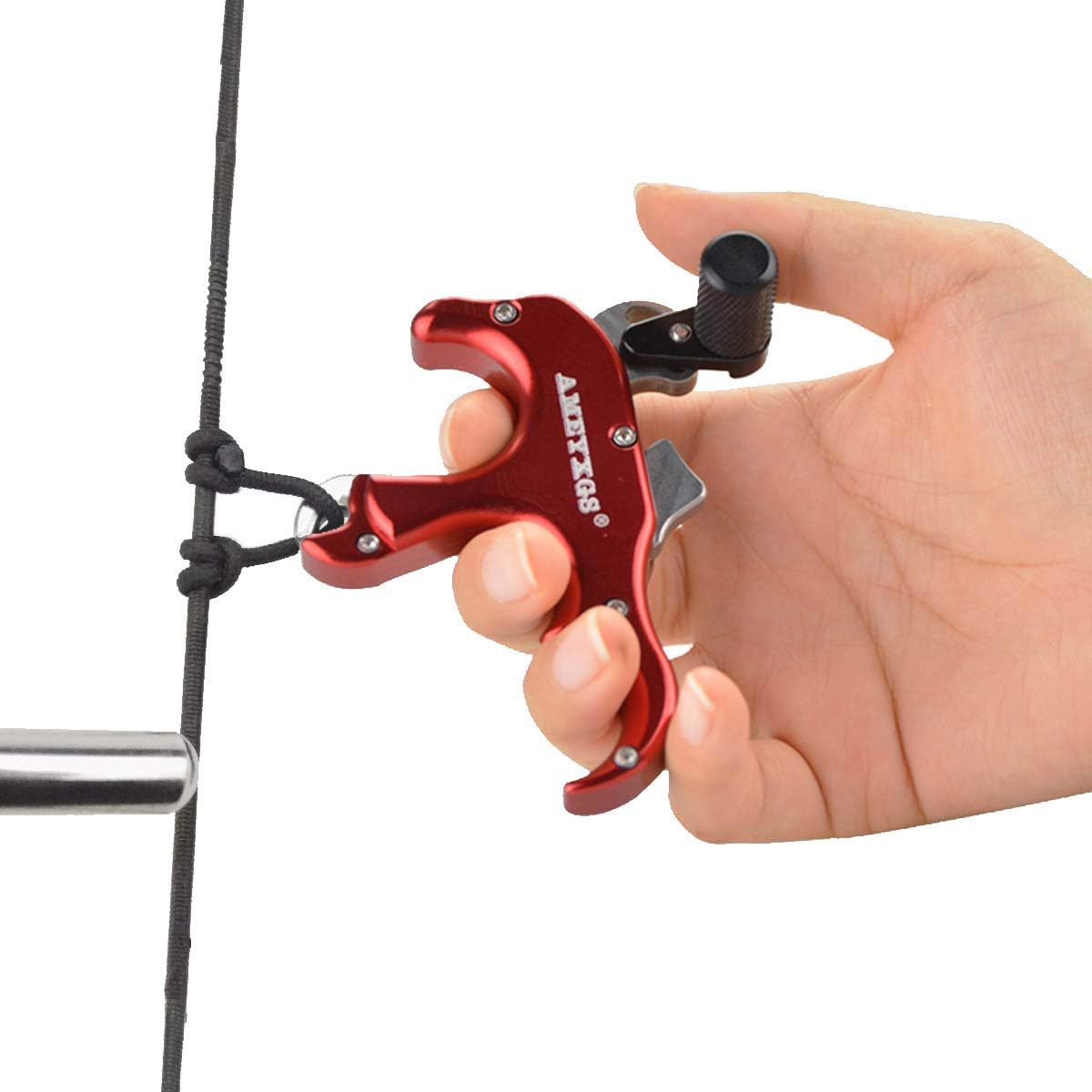AMEYXGS Archery Release Aid - 3 Finger Thumb Trigger for Compound Bow - Automatic Bow Release for Hunting & Shooting