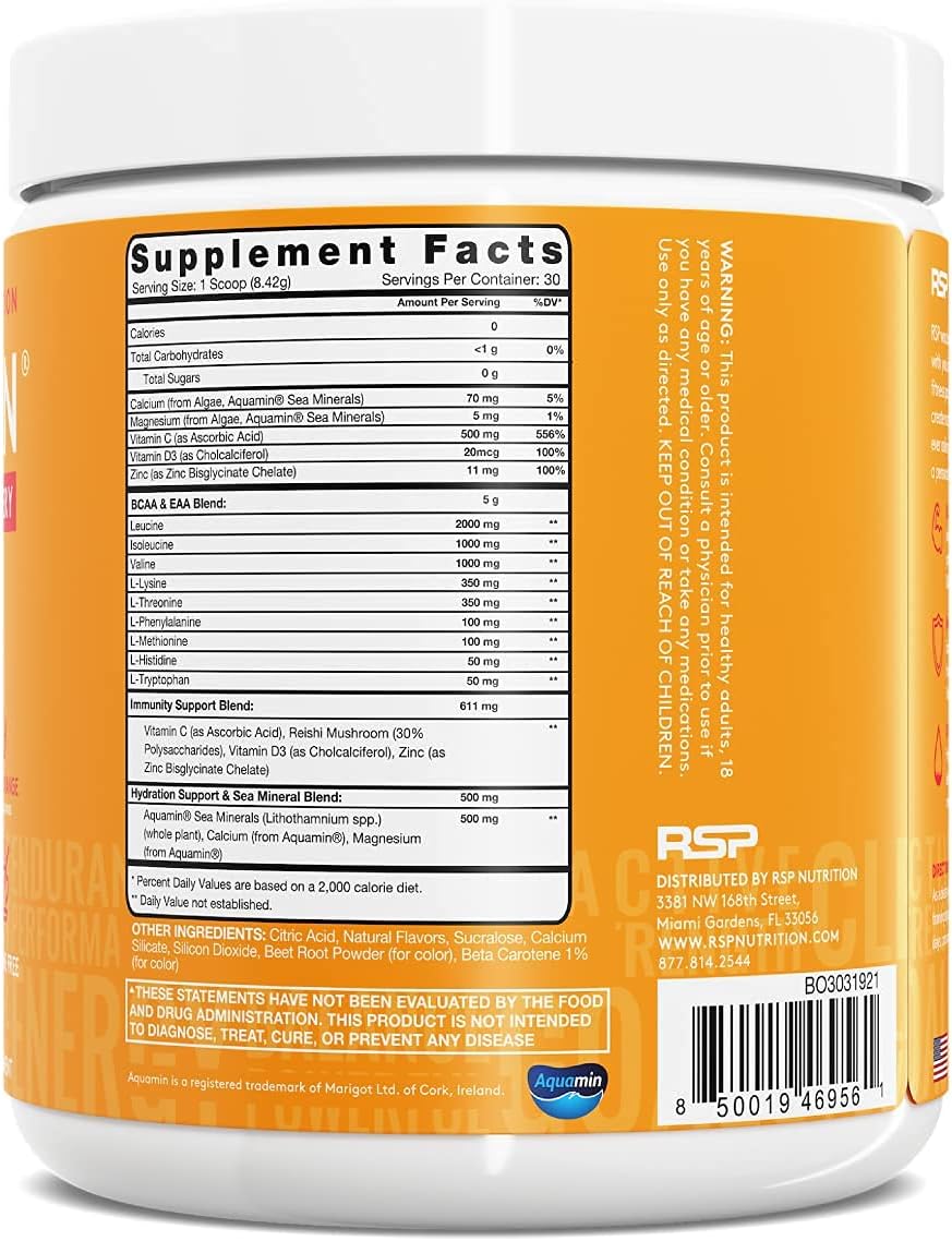 AminoLean Pre & Post Workout Bundle - Pink Lemonade & Blood Orange (30 Servings Each) by RSP Nutrition