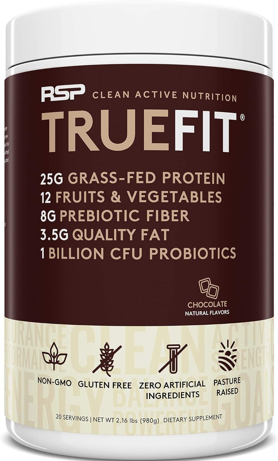 AminoLean Pre Workout Energy & TrueFit Protein Powder Bundle - Pink Lemonade & Chocolate Flavors - 30 Servings & 2 LB