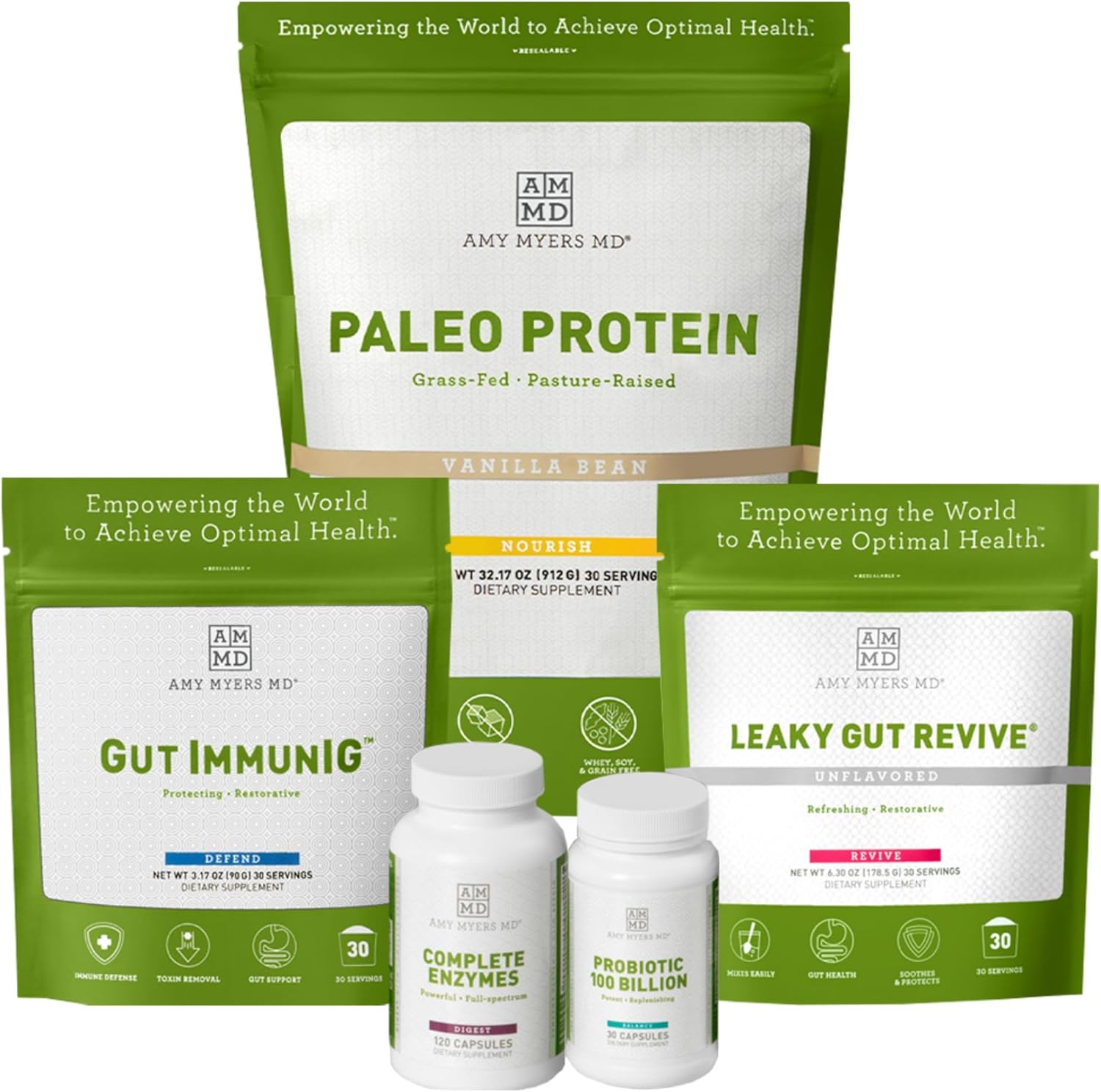 Amy Myers MD Gut Health Support Bundle - Ultimate Solution for Leaky Gut Syndrome