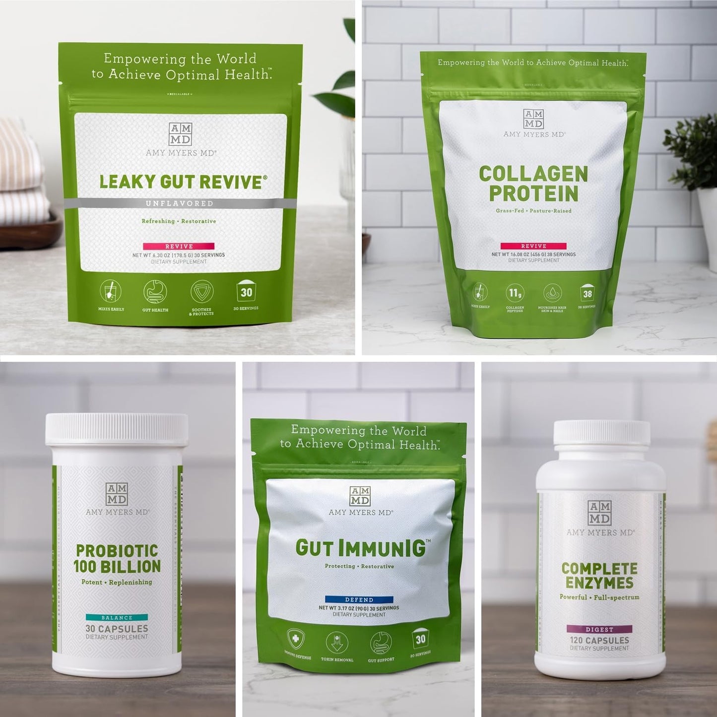 Amy Myers MD Gut Health Support Bundle - Ultimate Solution for Leaky Gut Syndrome