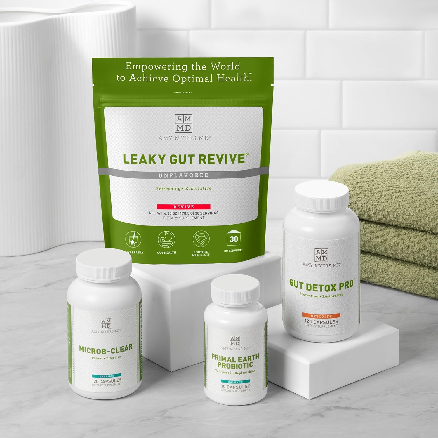 Amy Myers MD SIBO Breakthrough Plus Kit - Advanced Gut Health Support for Managing Small Intestinal Bacterial Overgrowth