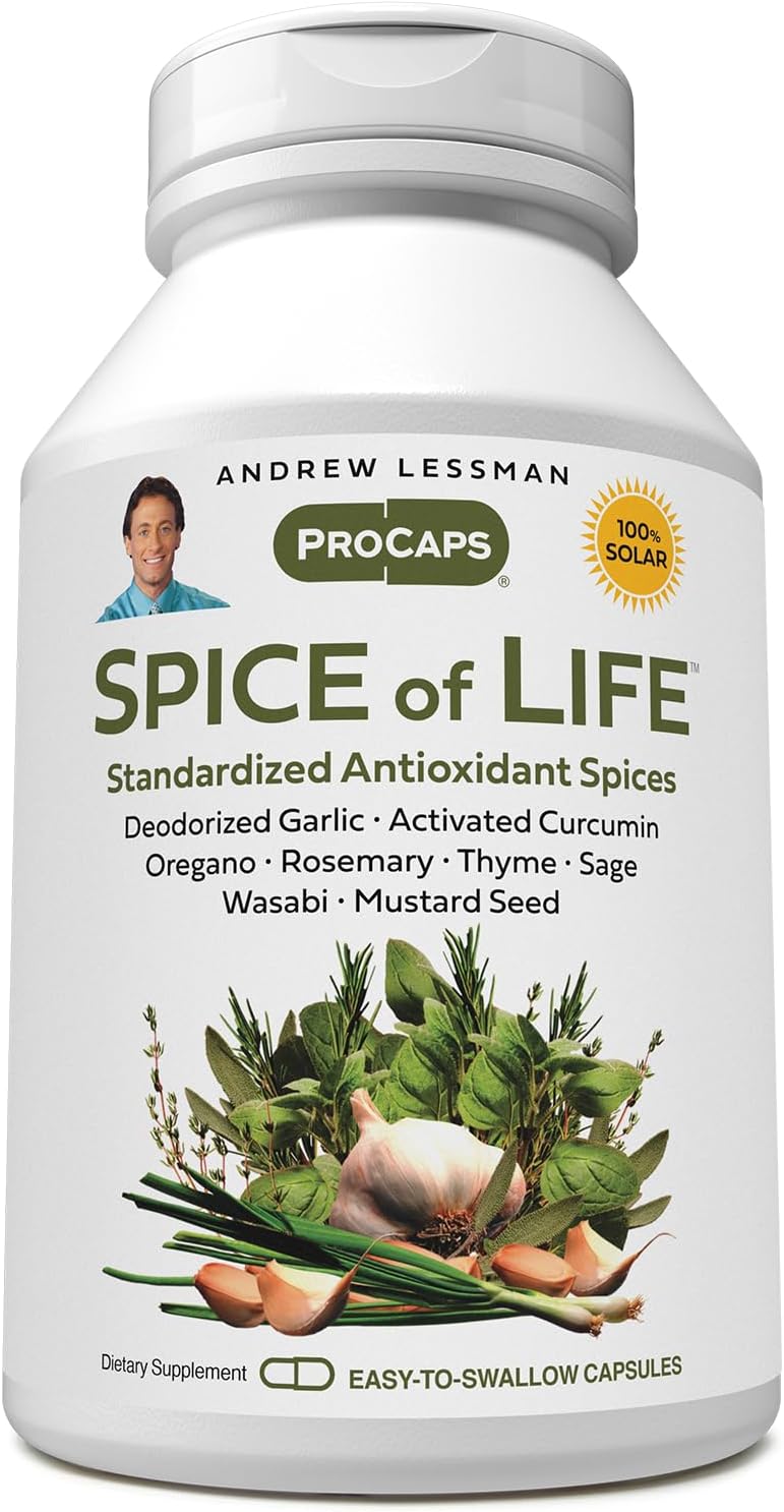 Andrew Lessman Spice of Life Capsules - Blend of 8 Health-Promoting Spice Extracts for Wellness