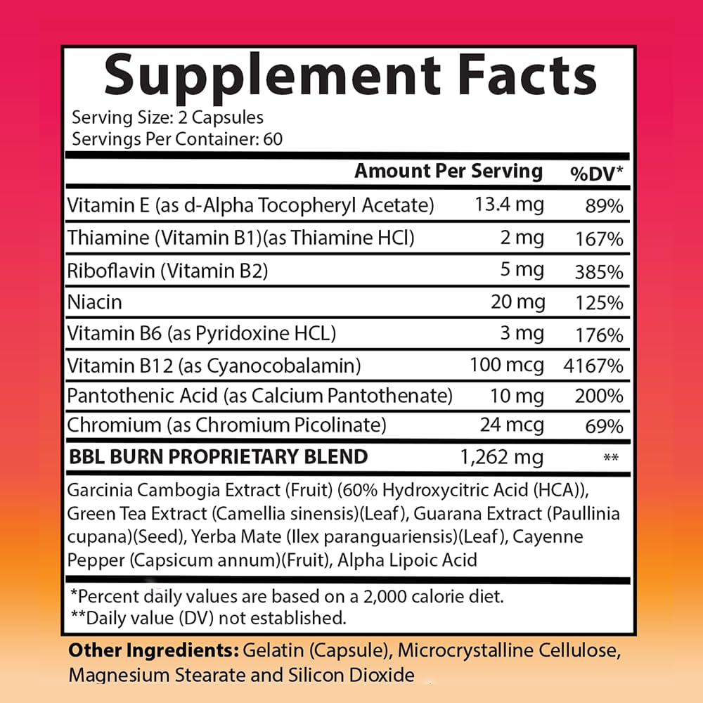 Angry Supplements Better Booty Combo: BBL Tablets with Creatine, Glutamine, BCAA's, Collagen + BBL Burn Thermogenic Capsules