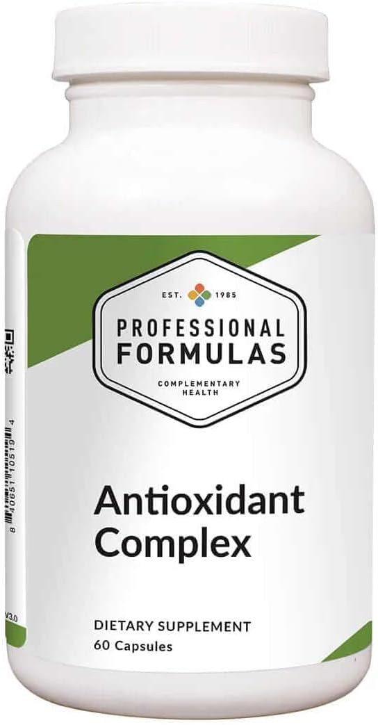 Antioxidant Complex 60 Capsules for Professional Complementary Health Formulas - Essential Nutrients to Protect Against Free Radical Damage