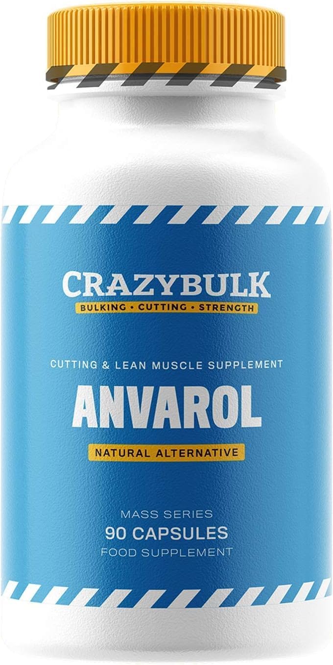 ANVAROL (ANAVAR) Natural Cutting & Lean Muscle Supplement - 90 Capsules - India's First Offer