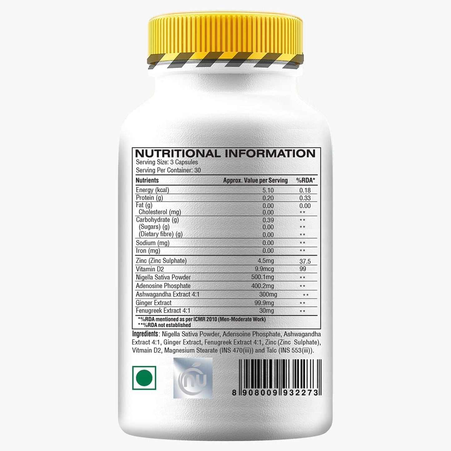 ANVAROL (ANAVAR) Natural Cutting & Lean Muscle Supplement - 90 Capsules - India's First Offer
