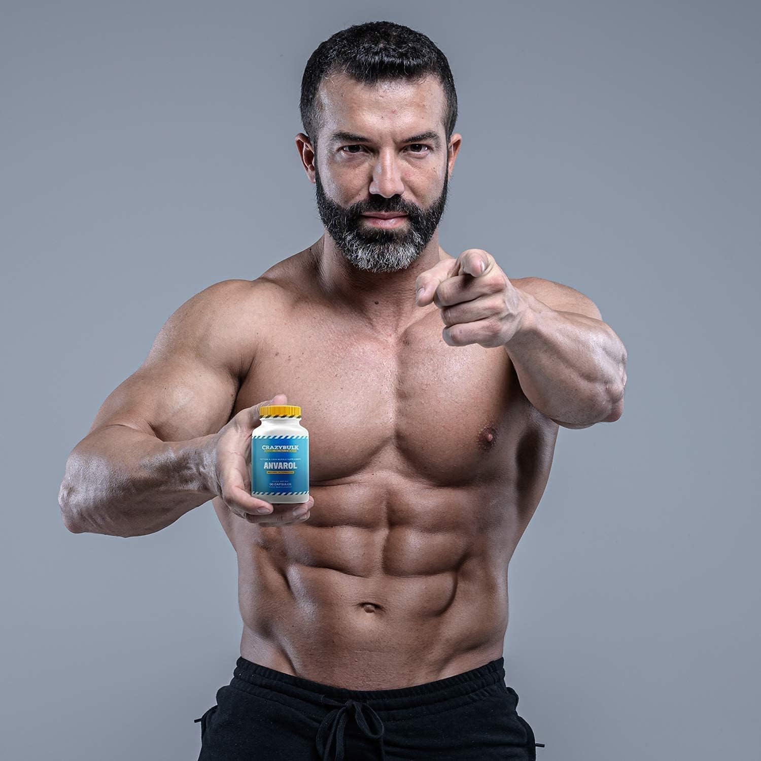 ANVAROL (ANAVAR) Natural Cutting & Lean Muscle Supplement - 90 Capsules - India's First Offer