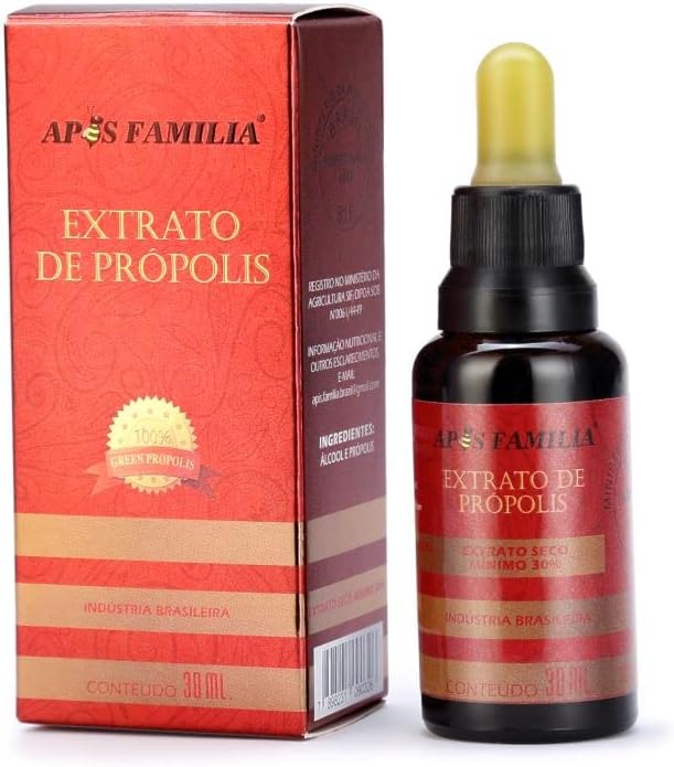 APIS FAMILIA Brazilian Green Bee Propolis Extract - Natural Immune Support, High Concentration - 30% Pure Extract