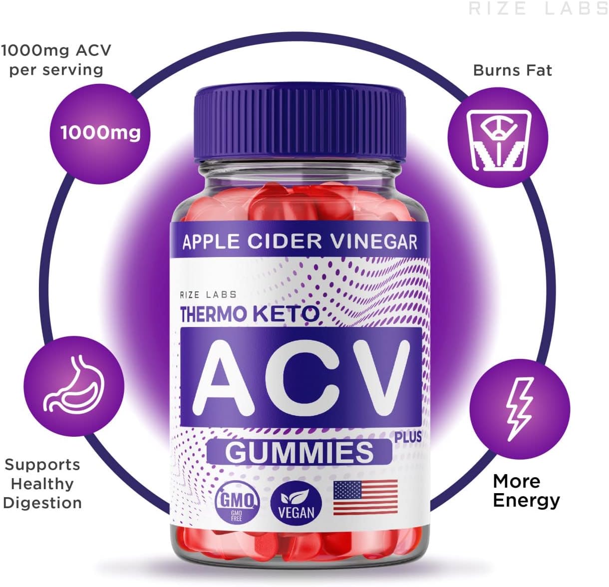 Apple Cider Vinegar Gummies for Advanced  Slimming Formula  - Reduce Belly Fat - Extra Strength Formula (120 Gummies)