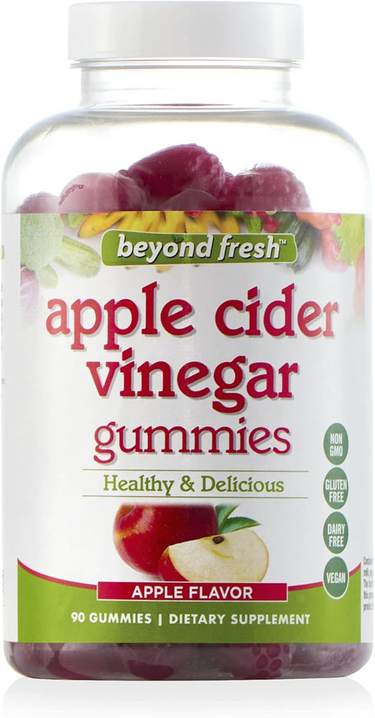 Apple Cider Vinegar Gummies for Digestion, Water Balance, and Energy Boost - Vegan, Dairy Free, Gluten Free - 90 Count