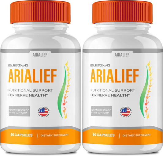 Arialief Sciatica Capsules - Ideal Performance Supplement for Nerve Health - Primepalm Vitamin Pills - 2 Pack Reviews