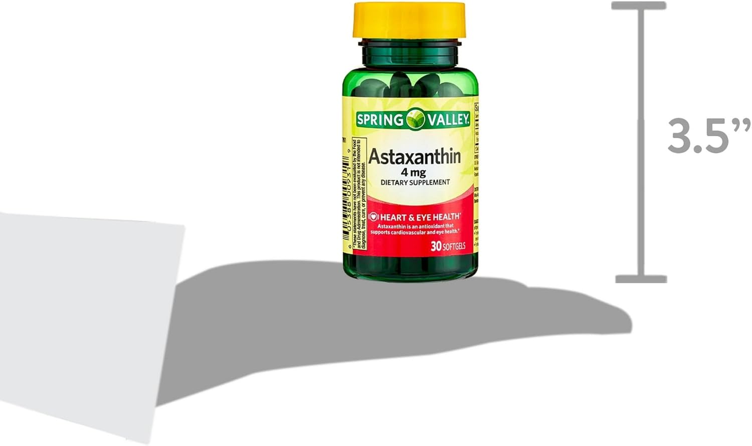 Astaxanthin Dietary Supplement 4mg - 30 Capsules - Fusion Shop Store Boxed Pack
