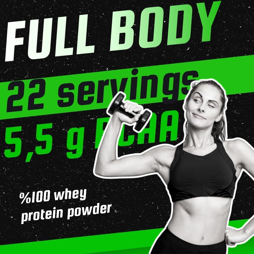 atabayonline Gold Standard Whey Protein Isolate Powder - Gluten-Free, 100% Protein for Sports Fitness - Vanilla Ice Cream Flavor, 22 Servings
