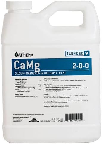 Athena CaMg 1 Gallon Liquid Supplement - Boosts Calcium, Magnesium, and Iron Levels