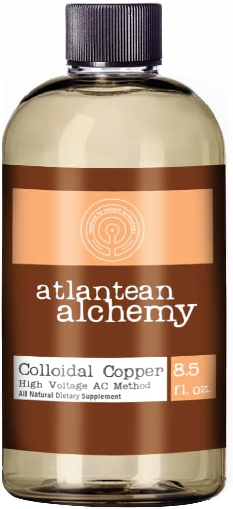 Atlantean Alchemy Colloidal Copper Supplement - 60PPM - 8.5oz Bottle