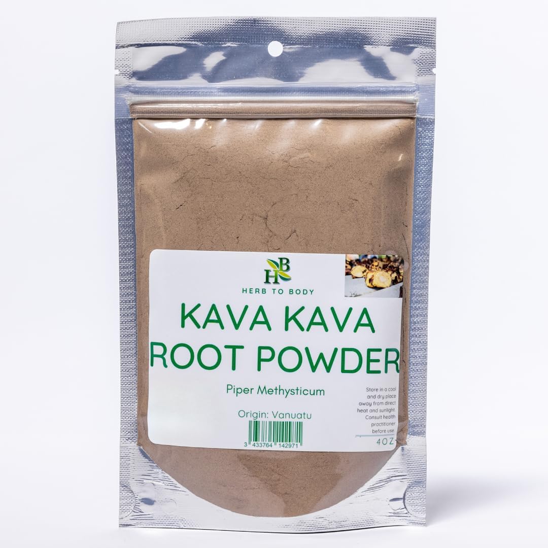 Authentic Vanuatu Kava Kava Root Powder - 4oz | Rich Earthy Flavor for Tranquil Experience