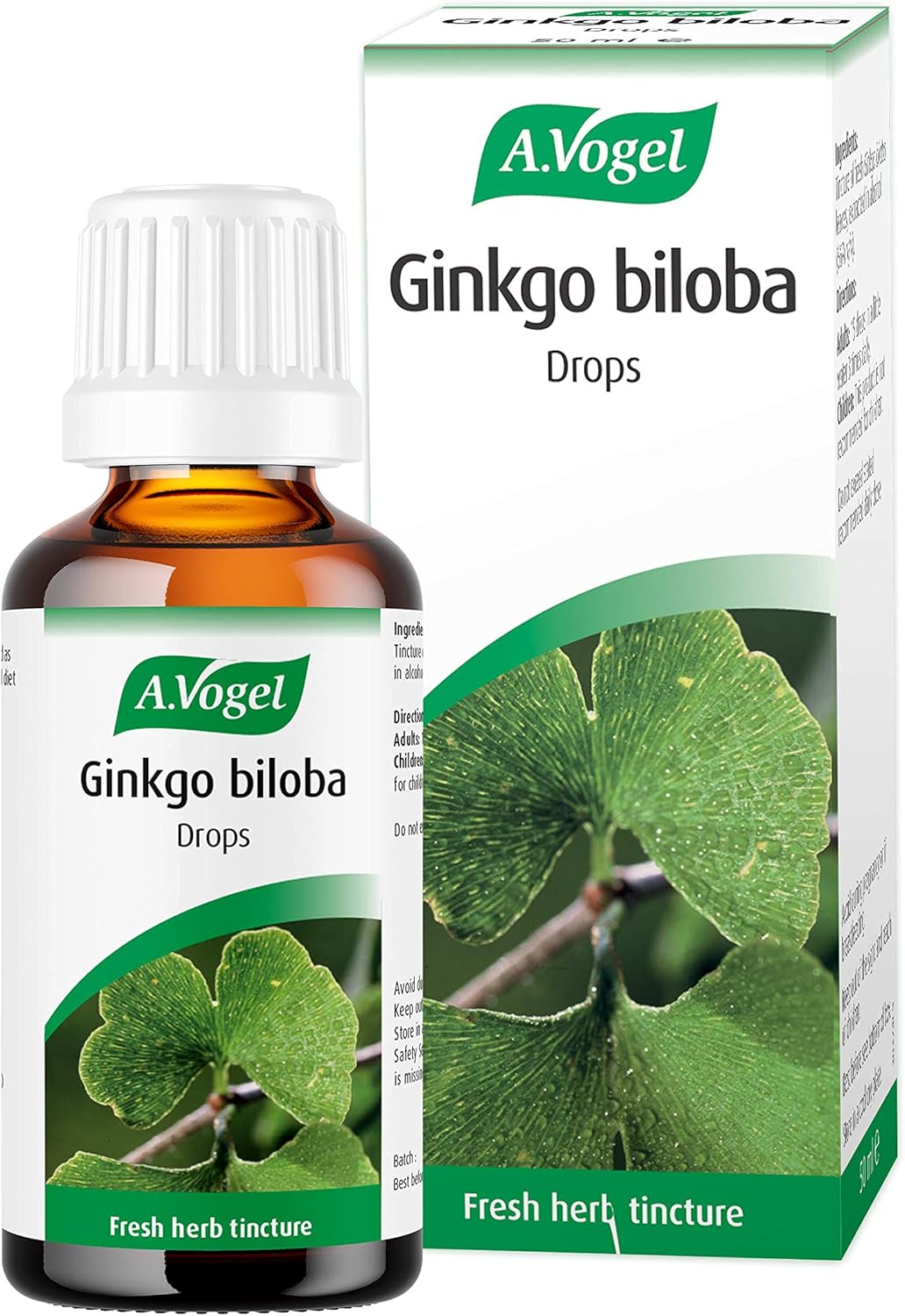A.Vogel Ginkgo Biloba Tincture 50ml - Organic Herbal Supplement
